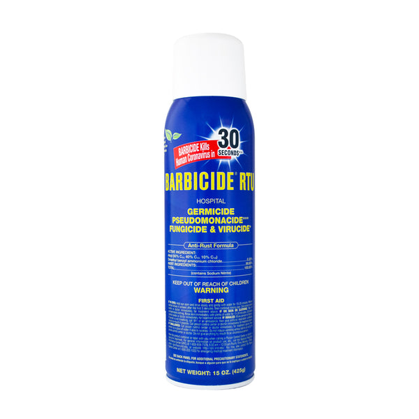 Barbicide RTU (Ready-to-Use) Professional Surface Spray, Hospital Grade Household Items Cleaner for Salons, Non-Aerosol EPA Registered Mist for Non-Porous Surfaces, 15 Oz