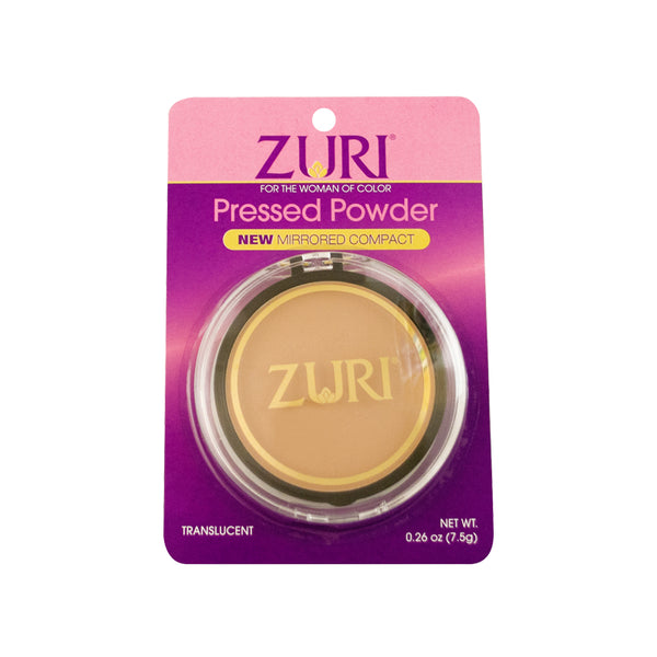 Zuri Translucent Pressed Cosmetic Powder - Enriched Pigments, Flawless Finish, Suitable for All Skin Types, Ideal for Any Makeup Routine