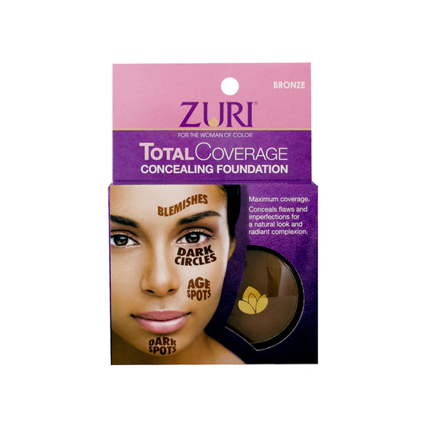 Zuri Total Coverage Concealing Foundation - Bronze .14 ounce