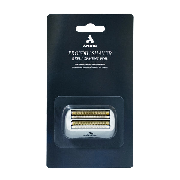 Andis 17160 Replacement Foil for Pro-Foil & Lithium Shaver - Super Soft Gold Titanium Cutters, Close & Smooth Cutting, Zero Finish with No Bumps/Irritation - Compatibles Models, Gray
