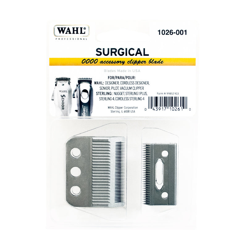 Wahl Professional Adjusto-Lock 3-Hole Clipper Blade #1026-001 - Compatible with Wahl Trimmers, Metal Construction, Trimmer