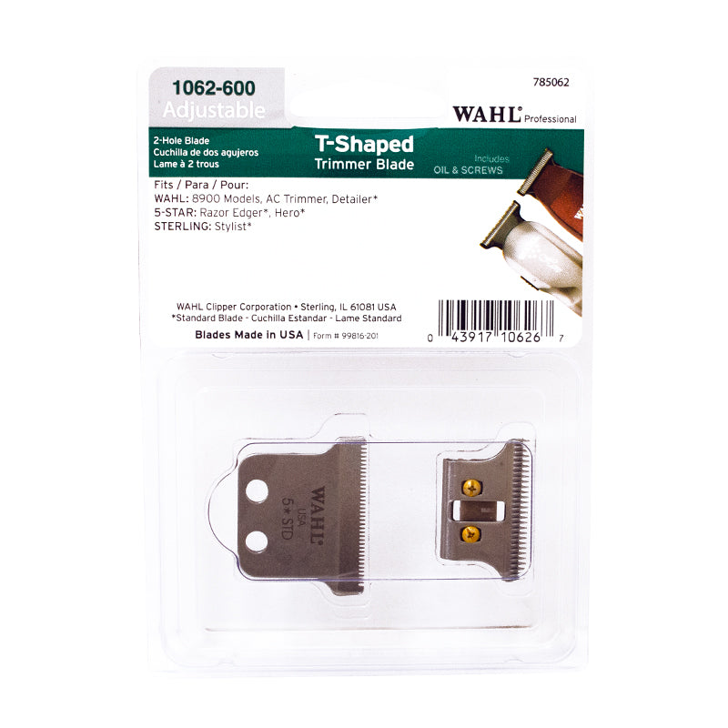 WAHL Stainless Steel Durable Trimmer Cutting Set with Trimmer Head Accessories for Detailer, Model #1062600