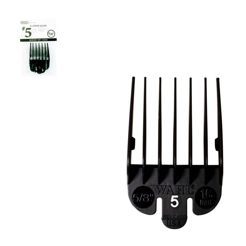 WAHL 5/8-Inch Clipper Comb Attachment - Durable Plastic Design, Easy-Change Feature, Secure Fit for Personal Care Appliances