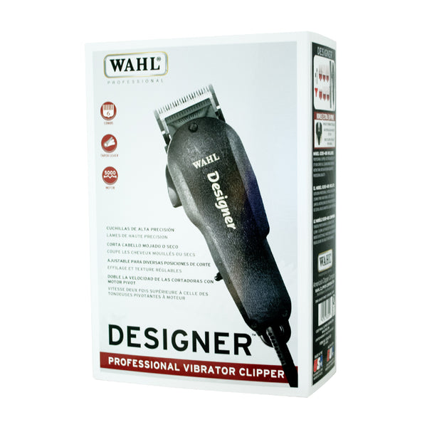 WAHL Professional Designer Hair Clipper - Electromagnetic Motor, Adjustable Taper Lever (Adjustable Lever) for Wet and Dry Hair Cutting