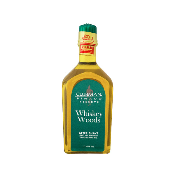 Clubman Reserve Whiskey Woods After Shave Lotion for Men – Refreshing After Shave Splash, Soothing Aftershave Care, 6 oz