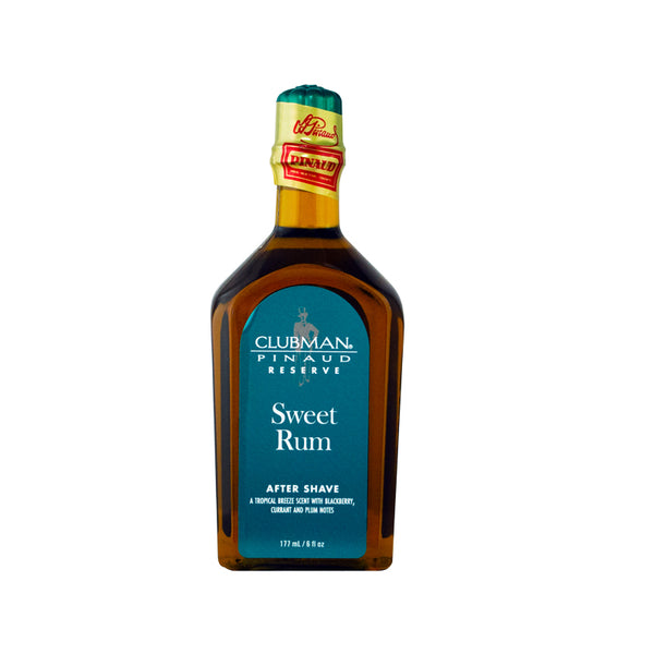Clubman Reserve Sweet Rum After Shave Lotion for Men – Refreshing Scent After Shave Splash, Soothing Aftershave Care, 6 oz