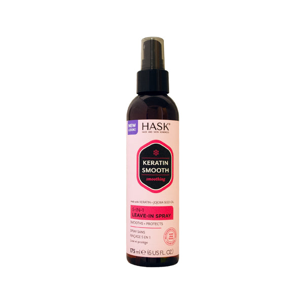 HASK Keratin 5-in-1 Leave In Conditioner Spray for all hair types, color safe, gluten free, sulfate free, paraben free
