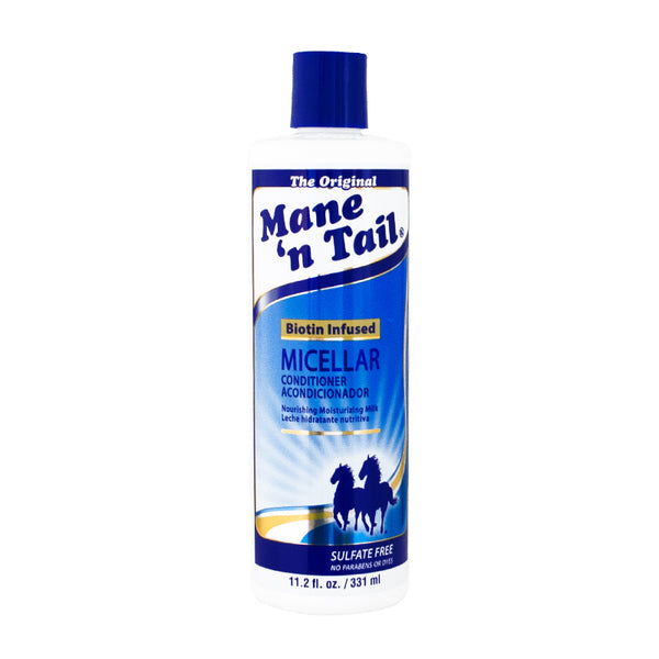 Mane 'n Tail Micellar Haircare Conditioner - Biotin-Infused, Coconut Oil, Castor Oil, Silky Formula, 11.2 fl oz (331 ml)