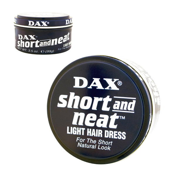 Dax Short & Neat Light Hair Dress Cream, 3.5oz, for Normal Hair Types