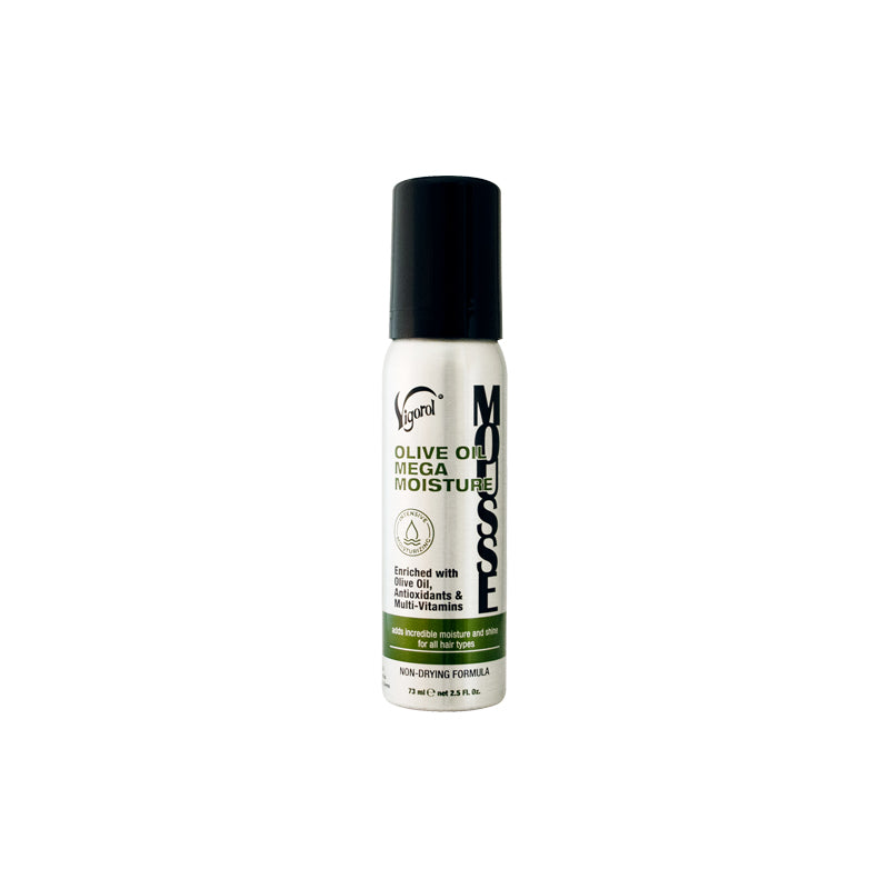 VIGOR0L Olive Oil Moisture Mousse, 2.5 OZ, Travel Size Compact Hydrating