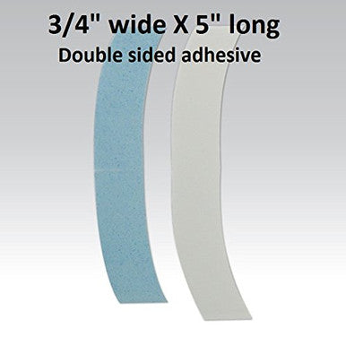 Lace Front Support Tape 5 inch Super Wide C Contour. 1-pk = 24 pieces 3/4" X 5" long