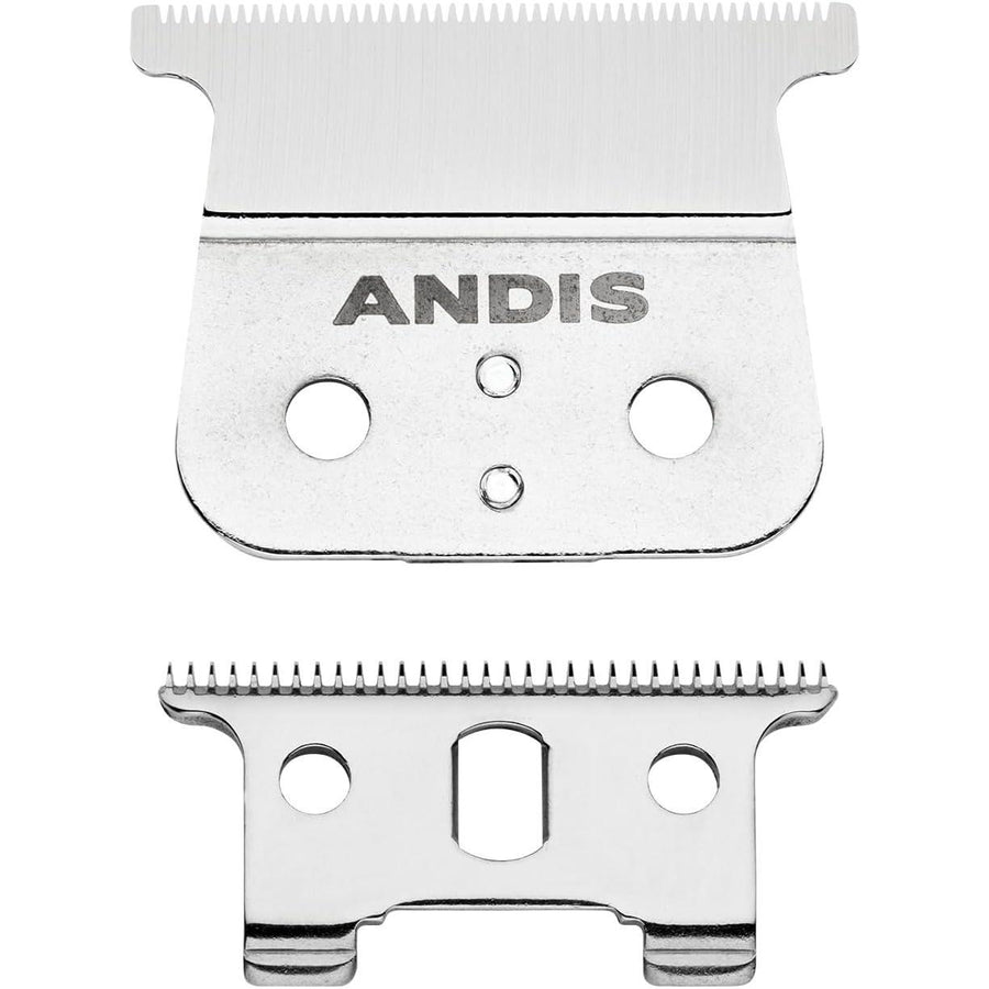 Andis T-Blade Replacement for T-Outliner, GTO, GO, and SLS Trimmers - Close Cutting, Zero Gapped, Silver