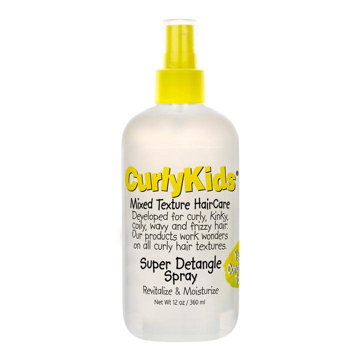 Curly Kids Super Detangling Spray - 12oz Unisex Curly Haircare Styling Product, Curly Hair