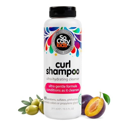 SoCozy Boing Curl Shampoo - Formulated to Reduce Breakage and Improve Elasticity for Fuss-Free Curls - Sweet-Crème Scent, 10.5 Fluid Ounces