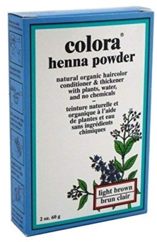 Colora Henna Powder, Light Brown, 2 Ounce (2886300005)