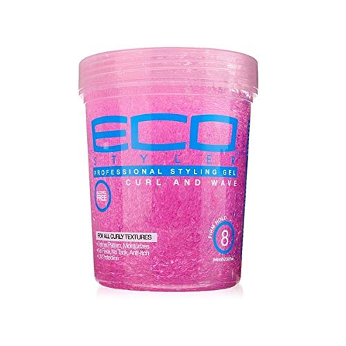 Eco Styler Professional Curl & Wave Firm Hold Styling Gel, Pink 32 Oz