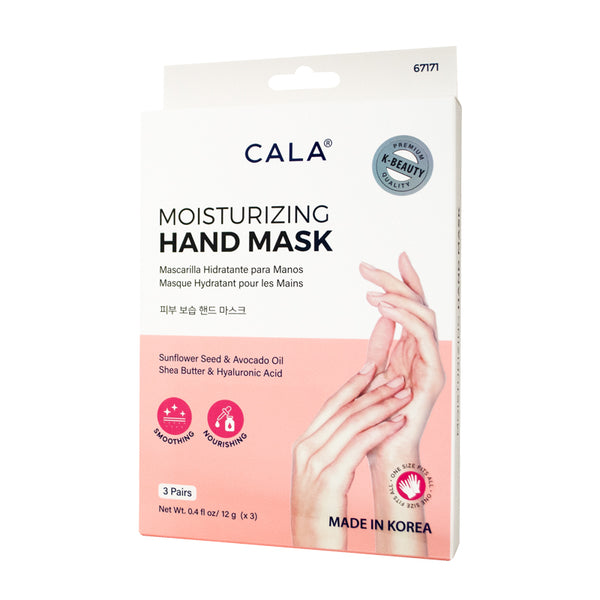 Cala Moisturizing Nourishing Hand Masks, Infused with Sunflower, Shea & Tea Tree Moisturizer, 3-Count