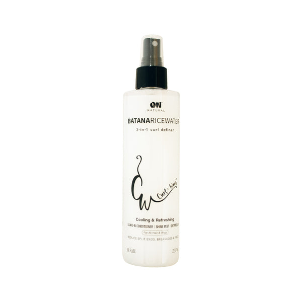 ON Natural Curl-N-Wavy 3-in-1 Curl Definer 8 OZ Gel for Enhanced Curls & Cooling Scalp Therapy Haircare 8oz