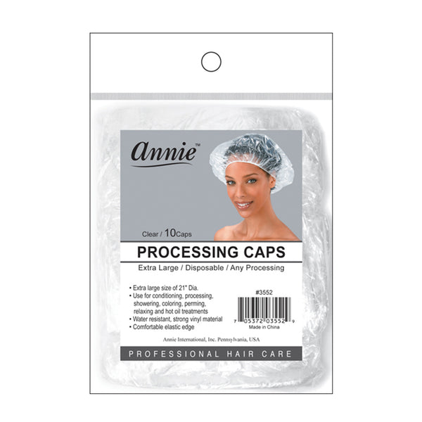 Annie Processing Caps XL 10Pc Clear