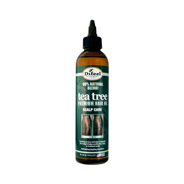 Difeel Scalp Care Tea Tree Premium Natural Hair Oil - Tea Tree Oil 8 oz.