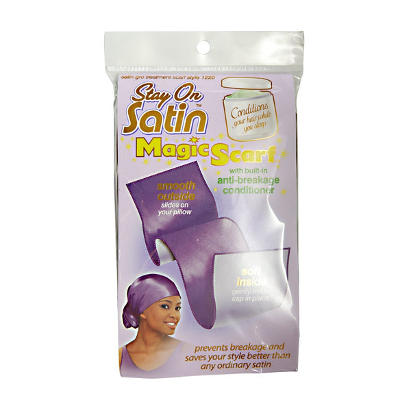 Stay on Satin Magic Scarf#1220-Satin Gro Treatment Scarf Style