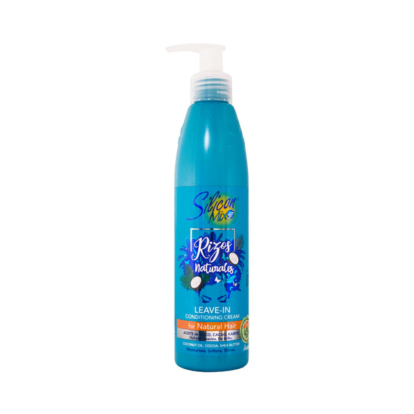 Silicon Mix LEAVE-IN CONDITIONER FOR NATURAL HAIR | RIZOS NATURALES|FOR CURLY AND AFRO HAIR | CONDITIONER CREAM| 8.5 Oz |