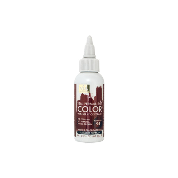 Via Natural Semi Permanent Hair Color 2oz 1PC (#94 - Mahogany)