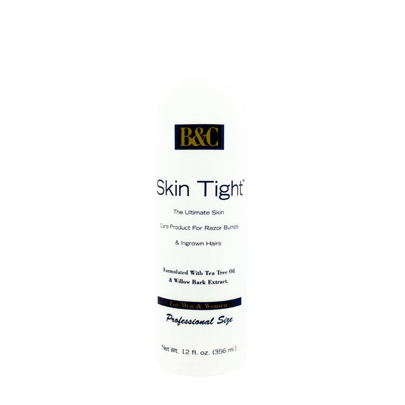 B&C Skin Tight Regular-Strength Bump Treatment, Hair Removal Aftershave Liquid with Tea Tree, 12oz Single Item