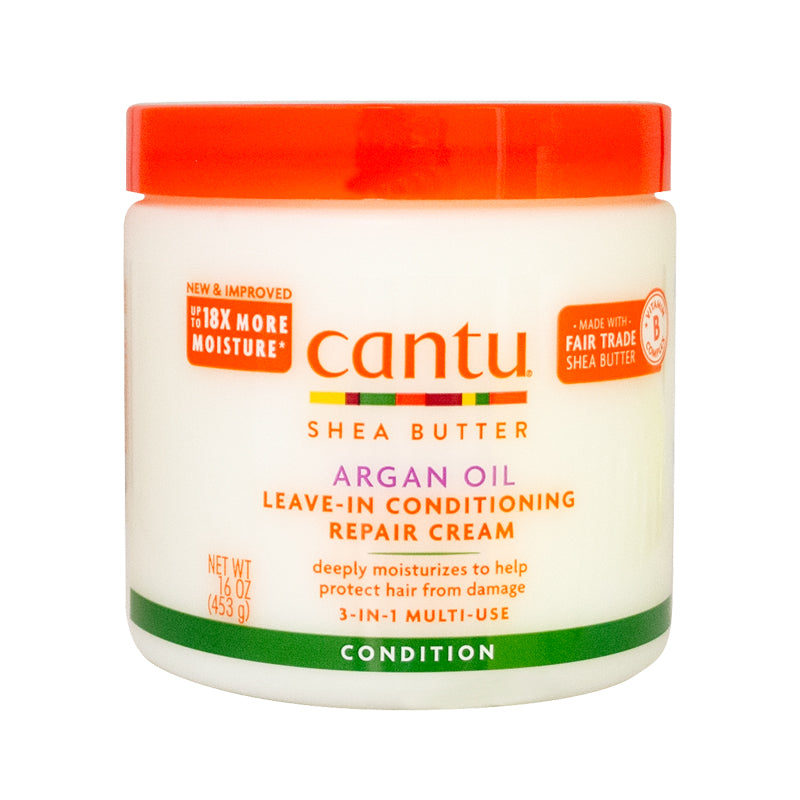 Cantu Argan Oil Leave-In Conditioning Repair, Cream 16 Ounce