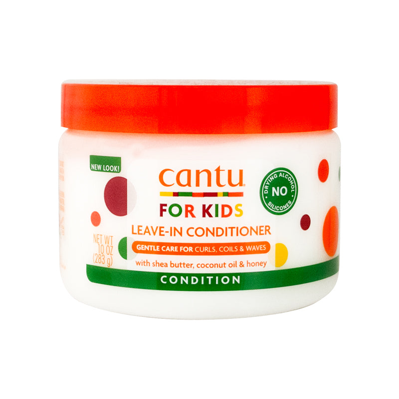 Cantu Kids Leave-In Conditioner - Coconut, Shea, Vitamins-Infused Haircare Moisturizer, 10 oz.