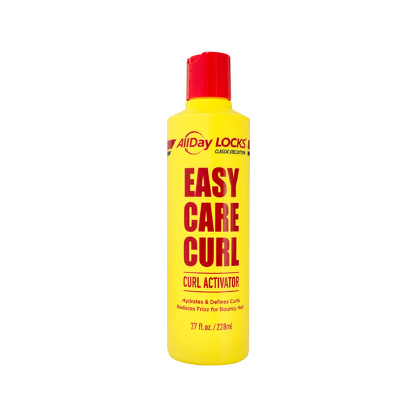 AllDay Locks Classic Easy Care Curl Activator - Activator Product for Curly Hair, Defines & Moisturizes Strands, Milky Cream Product for Men and Women, Easy Curling and Styling - 7.7 oz Bottle