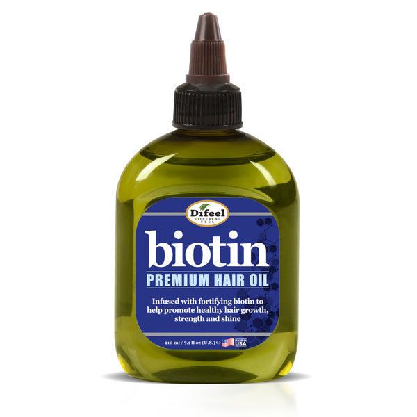 Difeel Premium Biotin Hair Oil, Daily Nourishing Haircare Treatment for Frizz Control, 7.1 oz.