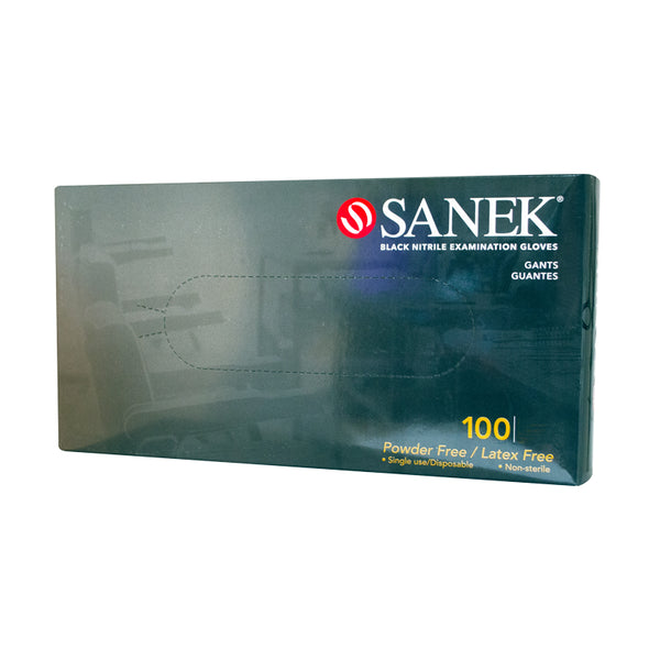 Graham Beauty Sanek 78558 Nitrile Cleaning Gloves - Synthetic Rubber Pack, Extra Large, Black, Large Cleaning Gloves