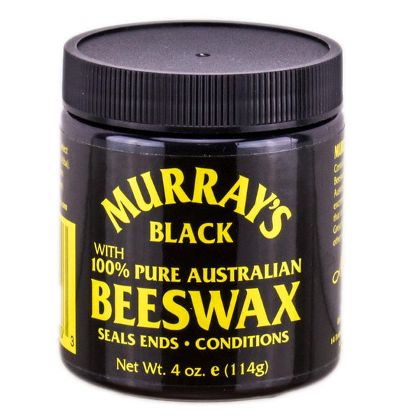 Murray's Black Beeswax Haircare Cream, 3.5 oz - Tinted Formula for Curly Hair, Ideal for Black Beeswax Ponytail Styling