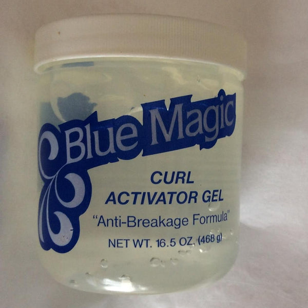 Blue Magic Curl Activator Gel, Anti-Breakage Haircare Formula with Moisture, 16.5 oz Net Weight