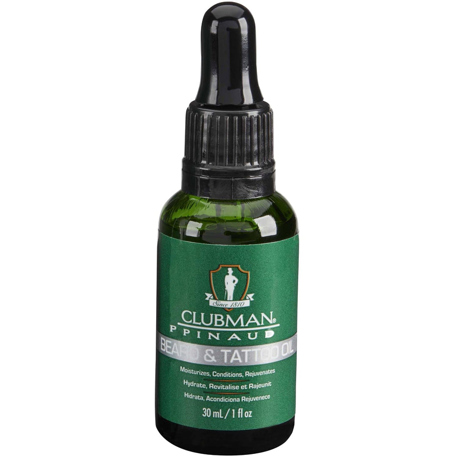 Clubman Pinaud Beard and Tatoo Oil, 1 oz