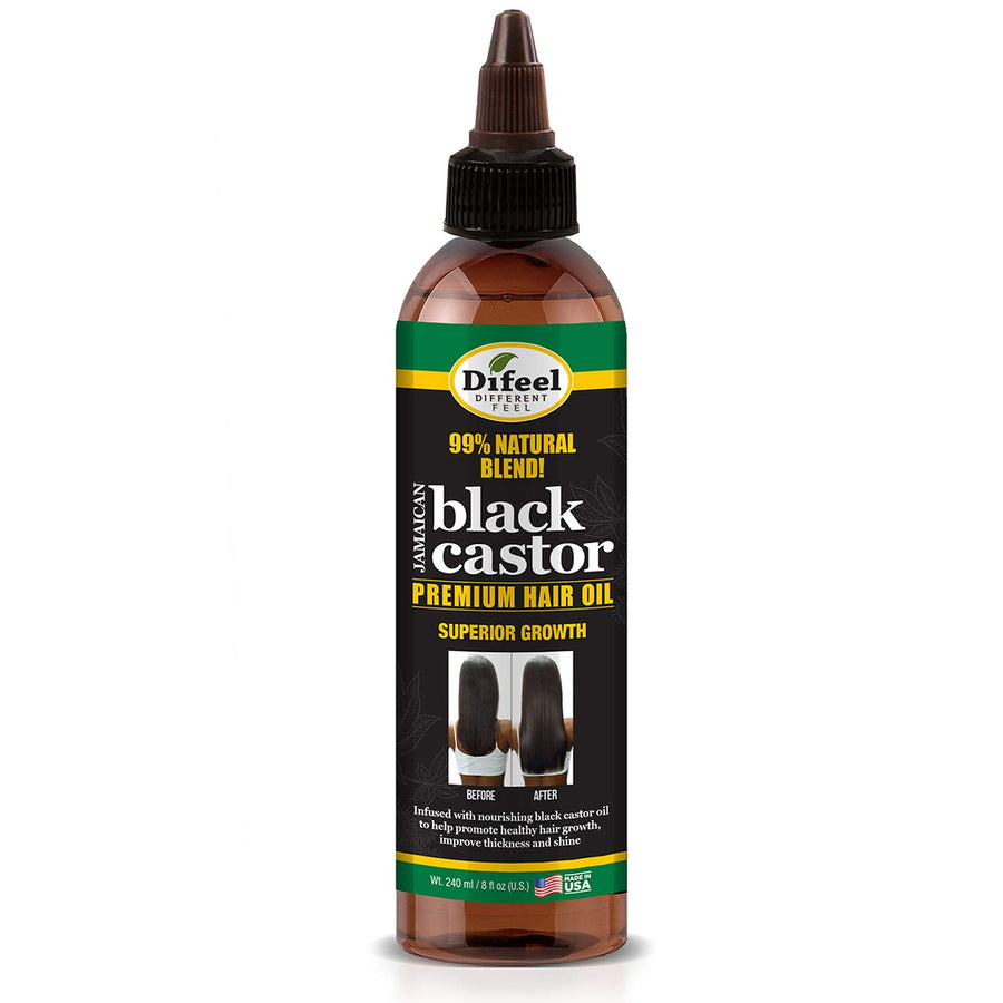 Difeel Premium Jamaican Black Castor Hair Oil 8 oz.