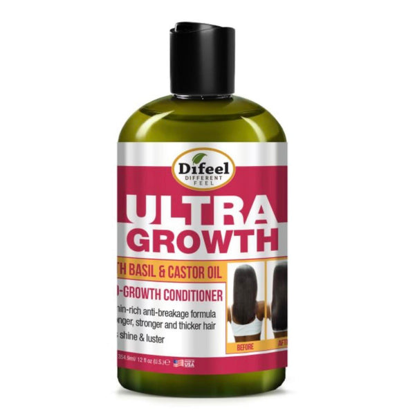 Difeel Ultra Growth Basil & Castor Oil Pro Growth Conditioner 12 oz.