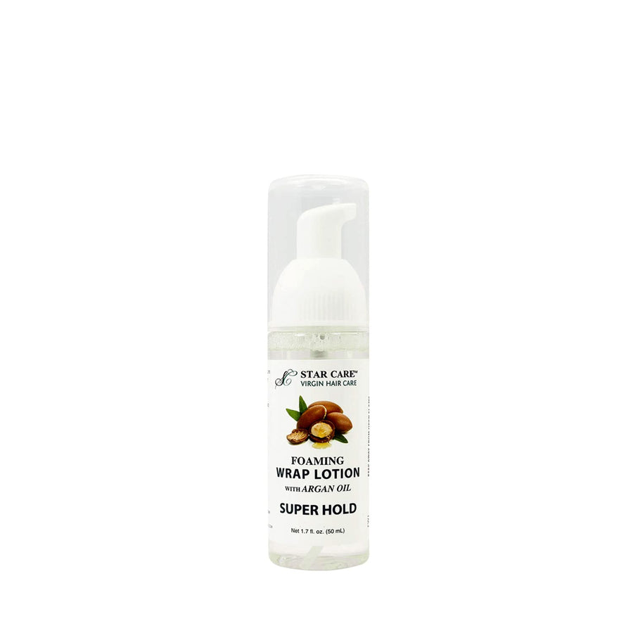 Foaming Wrap Lotion with Argan Oil (1.7oz, Super Hold)