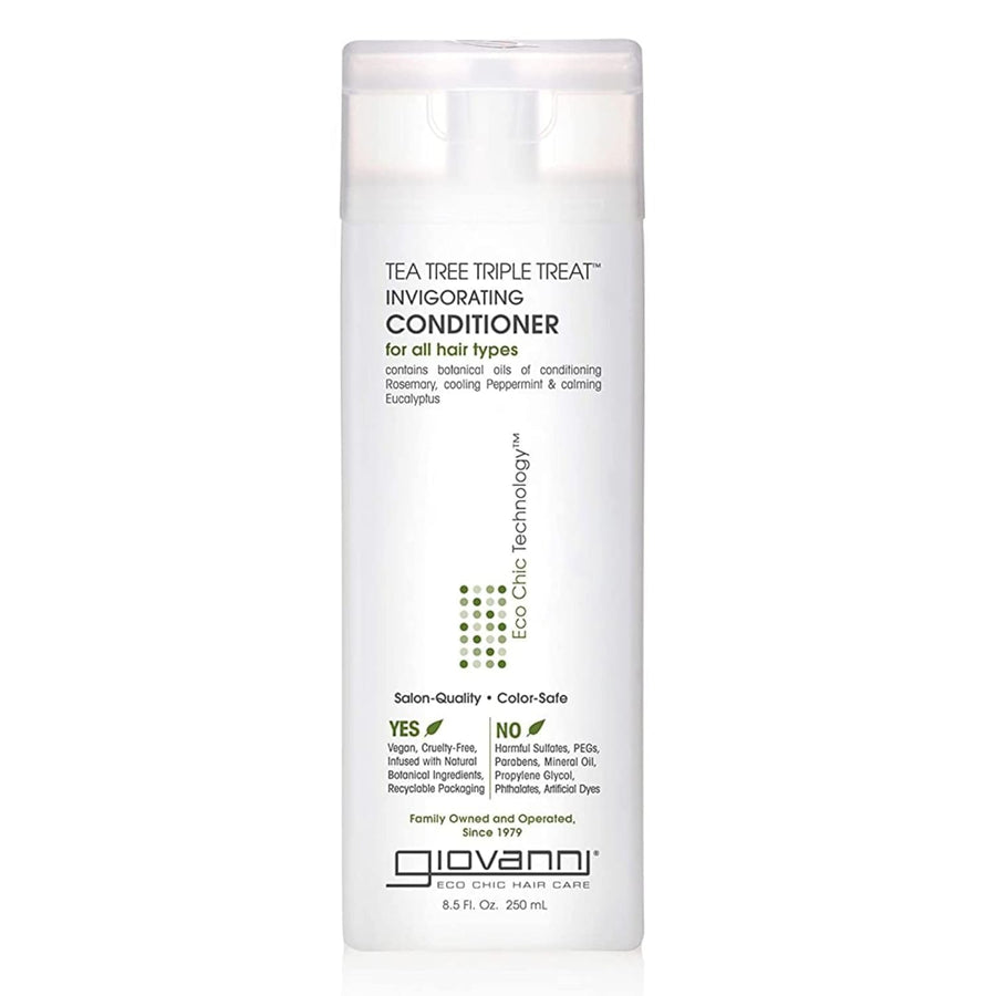 GIOVANNI Tea Tree Triple Treat Invigorating Conditioner, 8.5 oz (1 Pack)