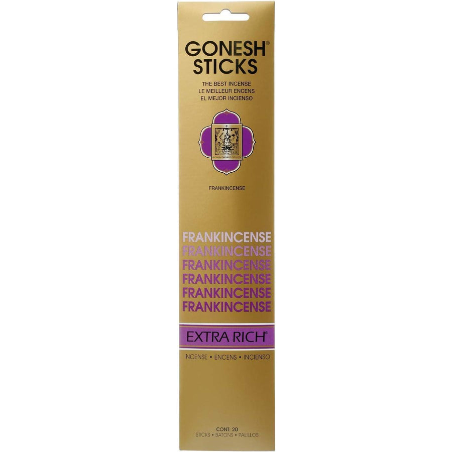 Gonesh GOXRFR Extra Rich Collection Frankincense Incense Sticks