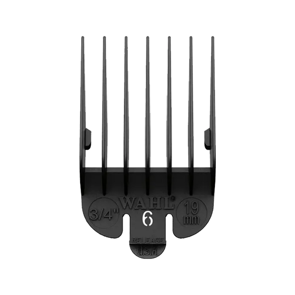 Wahl Plastic Attachment Comb - No. 6 (19mm), Black, Personal Care Appliance Accessory for Beauty & Grooming
