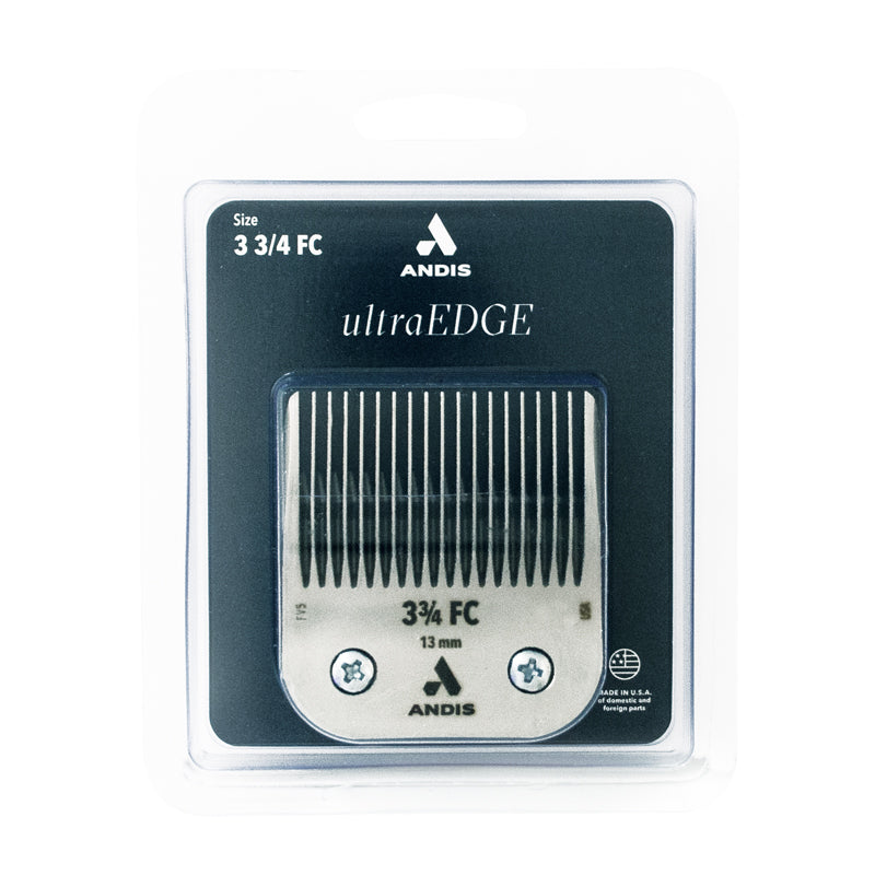 Andis 64135 UltraEdge Detachable Blade Size 3-3/4 FC – Carbon Steel Dog Clipper Blade, 1/2" Cut Length, Professional Grooming Performance