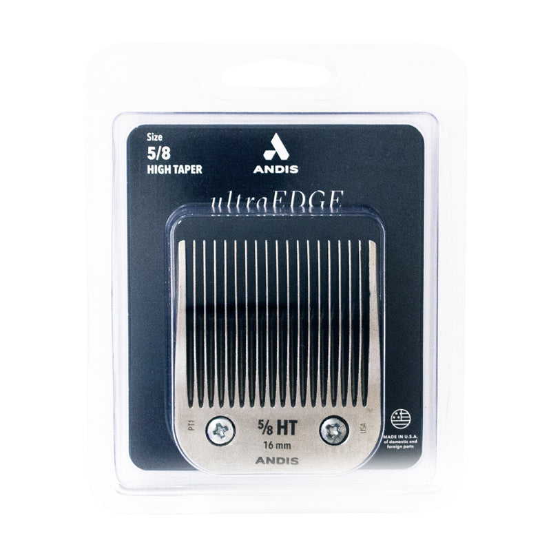 Andis 64930 UltraEdge Detachable Blade Size 5/8HT – Carbon Steel Pet Clipper Blade, Hybrid Tooth, Professional Grooming Performance