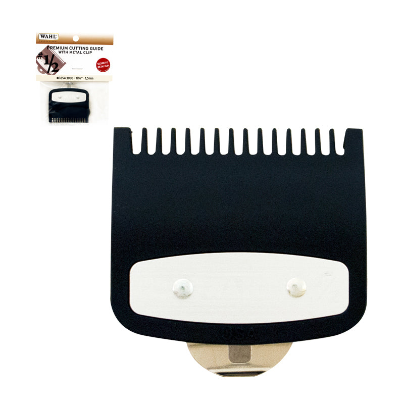 Wahl 1/2 Premium Clipper Guard Clip Guide Metal #3354-100 1/16" 1.5mm#