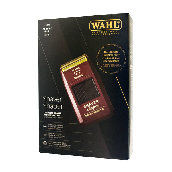 WAHL Professional 5 Star Series Foil Shaver/Shaper, Cord-Cordless Finishing Tool, Rechargeable NiCad Battery, Up to 60 Minutes Runtime, Bump-Free Ultra-Close Shave