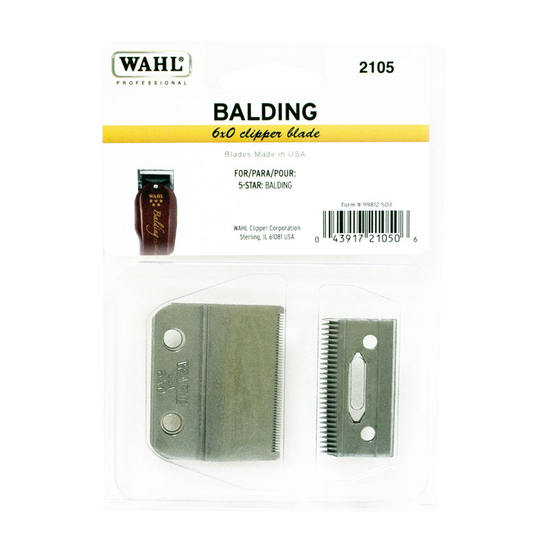 WAHL Professional 6X0 Ultra-Close Balding Blade - Trimmer Head Accessories, Replacement Accessory for 5 Star Balding Clipper