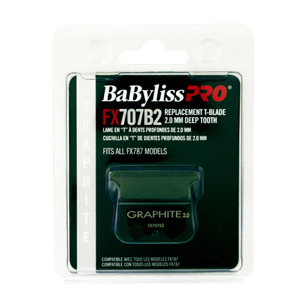 Replacement Blades, Deep-Tooth T-Blades for Outlining Hair Trimmers (FX787, FX799) and LoPROFX Trimmers (FX726, FX729)