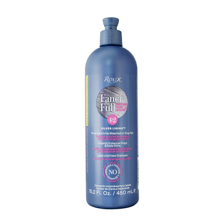 Roux, Fanci-Full Instant Hair Color Rinse, 42 Silver Lining ,Temporarily Evens Tones, Blends Away Gray, 15.2 Oz