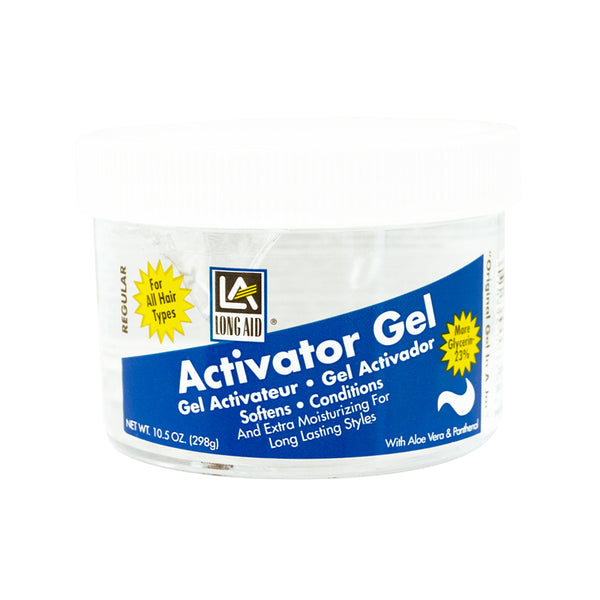 Long Aid Curl Activator Gel With Aloe Vera Regular 10.5 Oz